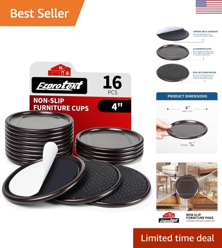 Pcs inch round non slip - 16, non-slip