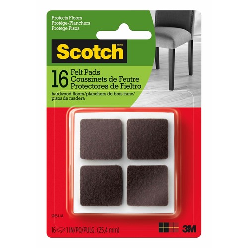 Scotch felt pads square - felt,